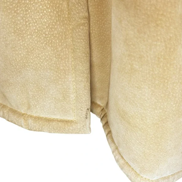 Vintage Leather Penny Lane Style Coat M Faux Fur Boho Daisy Jones Statement - Picture 14 of 16